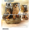 owl style salt and pepper set